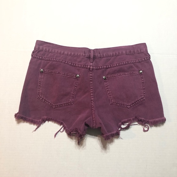 Free People Purple Shorts 0900 - Picture 3 of 8